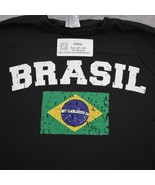 Brasil Shirt Men S Black Delta Pro Weight Short Sleeve Crew Neck Graphic Print T - €15,89 EUR