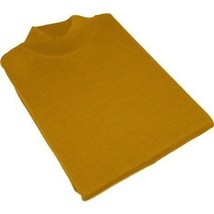 Men PRINCELY Made in Turkey Soft Merinos Wool Sweater Knits Mock 1011-00 Gold image 5