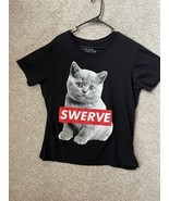 Black Matter Cat Swerve Mens Black T Shirt Size XL - $38.28 CAD