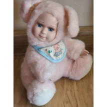 Geppeddo Cuddle Kids Percie Piglet Porcelain Face 2001 Plush Adorable See Pic. - £18.60 GBP