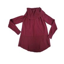 Cyrus Size large maroon long sleeve cowl neck sweater - $12.00