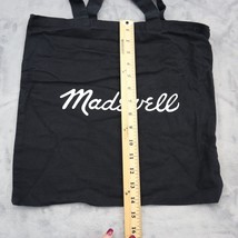 Madewell Tote Bien Fait Shoulder Fashion Bag Casual Canvas Black White - £18.14 GBP