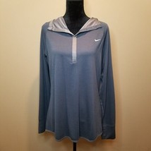 Nike Women&#39;s Dri-Fit Wool Running Hoodie  Reflective Silver 746790-060 S... - £30.96 GBP