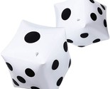 13 Inch Giant Inflatable Dice Pool Toy For Lawn Game Outdoor Floor Games... - $18.99
