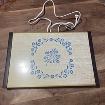 VTG WARM O MATIC Tray Model #60 Corning Ware Cornflower Blue TESTED WORKS - $14.05