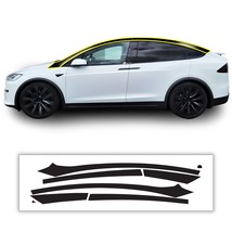 Fits Tesla Model X Pillar Two 2 Tone Blackout Cover Delete Vinyl Decal Sticker - £117.83 GBP
