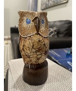 Hand Carved Wooden Owl Sculpture - €14,06 EUR