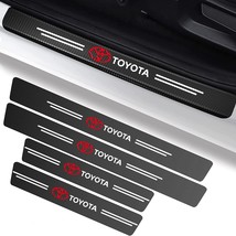 4PCS Threshold Protection Stickers for Car Door Threshold with Toyota Lo... - £22.75 GBP