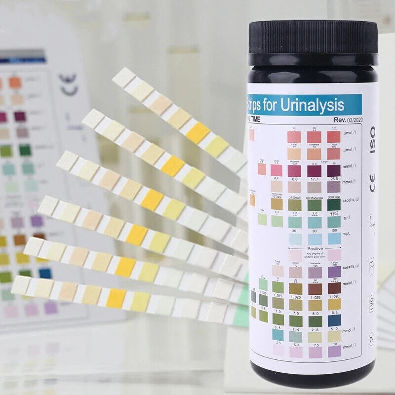URS-14 Urinalysis Reagent Test Paper Urine PH Test Parameter Strips 100c... - $9.97