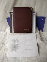 New, &quot;In Memory Of....&quot; A Memorial Guest Book &amp; Floral Card Envelope - £10.55 GBP