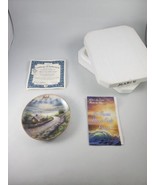 Thomas Kinkade March Calendar Plate 5-3/4&quot; Simpler Times Emerald Isle Co... - $12.86