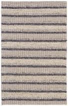 10' X 13' Gray and Ivory Wool Hand Woven Area Rug - €1.897,98 EUR