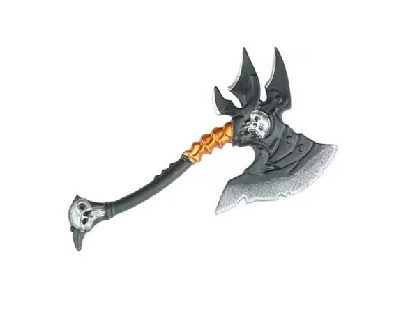 Minifigure Black And Gold Death Axe D Weapon For Army Knight Soldier US ... - $4.98