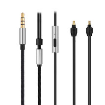 3.5mm OCC Audio Cable with mic For Sennheiser IE 40 PRO IE40PRO headphones - $29.69