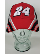 NWT Chase Nascar Jeff Gordon Red Black Adjustable Hat Hendrick 24 - £11.43 GBP