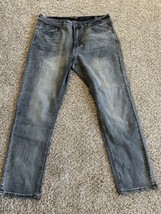 Ring Of Fire Slim Straight Leg Jeans Mens Size 36x30 Demin - £11.17 GBP
