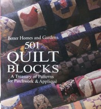 Better Homes &amp; Gardens 501 Quilt Blocks: A Treasury Of Patterns For Patch Book - £9.34 GBP