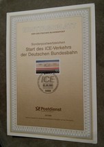 000 23/1991 Ersttagsblatt Germany Cover Stamp Ice 60 Postdienst - $4.50