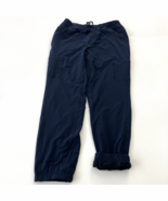 Eddie Bauer Women Fleece Lined Pull On Pants Navy Blue Size 10 - $29.87
