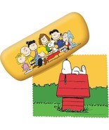 Peanuts Gang Illustrated Eyeglasses Case with Snoopy Cleaning Cloth NEW ... - £10.80 GBP