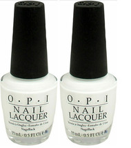 PACK OF 2 OPI Nail Lacquer Alpine Snow (NLL00) - £11.62 GBP