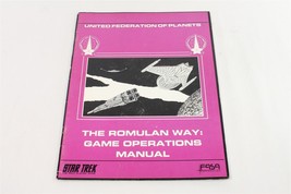 Vintage Star Trek Role Playing Game The Romulan Way Operations Manual FA... - $14.84