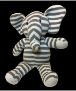 RARE Restoration Hardware Baby &amp; Child Grey Elephant Crochet Plush Anima... - €56,00 EUR