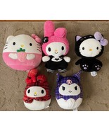 Sanrio Squishmallows five plush lot 2023 Hello Kitty-2 My Melody-2 Kuromi - €25,75 EUR