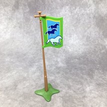 Playmobil Horse Ranch Flag &amp; Pole Replacement Piece 4190 - £6.12 GBP