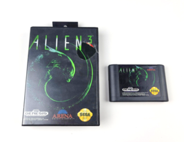 Sega Genesis &quot;Alien 3&quot; 1993 100% Authentic Cart &amp; Case Very Good Condition - $24.74