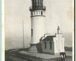 North Head Lighthouse Ilwaco Washington WA UNP DB Postcard Auburn PC Co J13 - $11.83