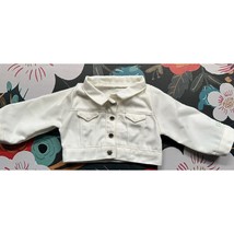 American Girl Doll True Spirit White Jean Denim Jacket 18&quot; Doll Clothing - $19.35