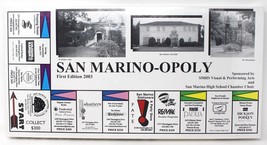 San Marino-opoly Monopoly Style Board Game Huntington San Marino California New - $37.59