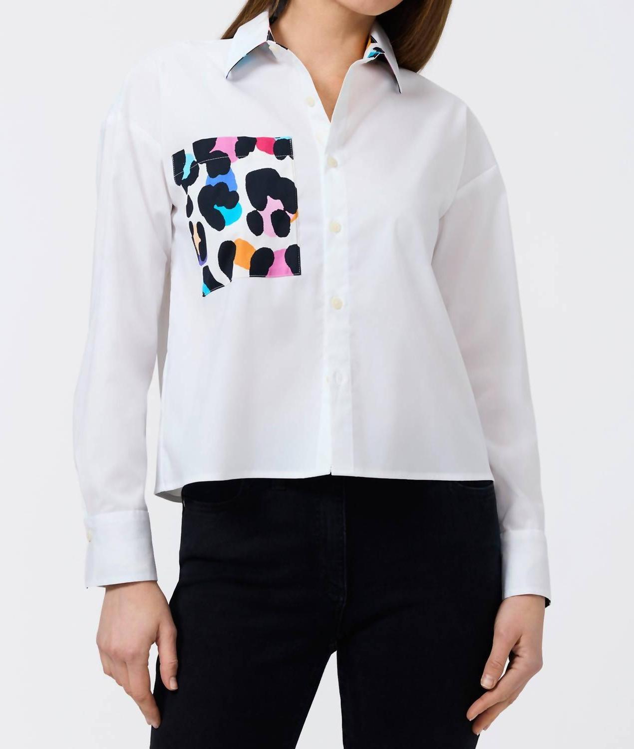 Foxcroft Marina Long Sleeve Shirt White - $69.00
