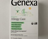 Genexa Homeopathic Allergy Care Non-Drowsy, 60 Chewable Tablets, Exp 02/... - $14.15