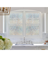 Window Privacy Film 3D Decorative Self-Adhesive 17.7 X 78.7 Inches 2 Pack - $24.74