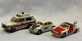 Vtg Corgi Toys Police Car Lot Vigilant Range Rover Porsche Targa VW 200 ... - $29.95