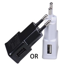 Mobile Phone Charger Dual USB EU Charger Plug Travel Wall Charger Adapter For iP - £7.13 GBP