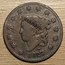 1827 Coronet Head Large Cent.   20230034 - £36.05 GBP
