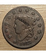 1827 Coronet Head Large Cent.   20230034 - £35.85 GBP