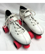 Vintage Pacer White Roller Skates GTX 500 Size 8 Model # P217W - $61.39 CAD