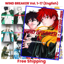 Manga Wind Breaker English Vol 1-17 Latest Comic by Satoru Nii FREE Ship... - $28.41