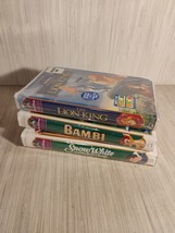 Lion King, Snow White and Bambi VHS Lot All Sealed Brand New Disney Clas... - $23.96