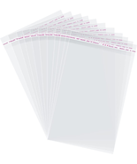 Self Sealing Cellophane Bags,7X10 Inches 200 Pcs Clear Resealable Cellop... - $338.32 MXN
