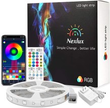 Nexlux Led Lights for Bedroom,50ft Led Strip Lights,Hassle-Free App Quickly - £31.49 GBP