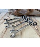 4Pcs Jumbo Flex Head Ratcheting Combination Wrench Set 12pt Metric 21 22... - $46.99