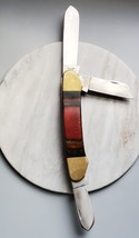 Vintage Frost Cutlery Giant Jumbo Large 8.5&quot;  Folding Knife Solingen Steel - $46.53