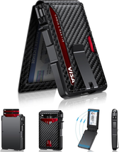 Men&#39;s Slim RFID Wallet - Minimalist Aluminum Card Holder with Money Clip - €30,98 EUR