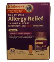 Walgreens Allergy Relief 30 caplets Exp 2026 - £11.78 GBP