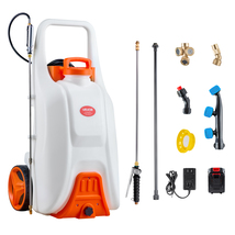 VEVOR Battery-Powered Sprayer with Wheeled Cart, 13.1gal Electric Weed S... - $179.90